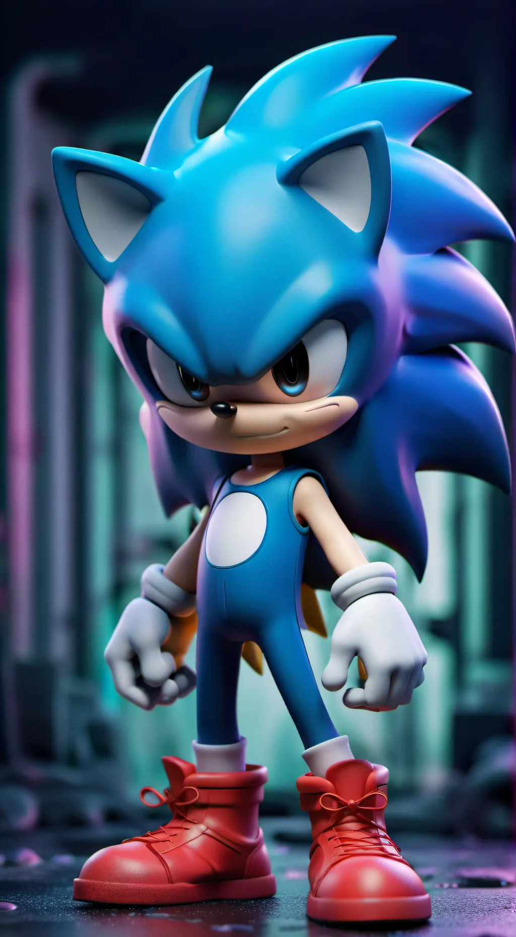 ai character: Sonic and friends background