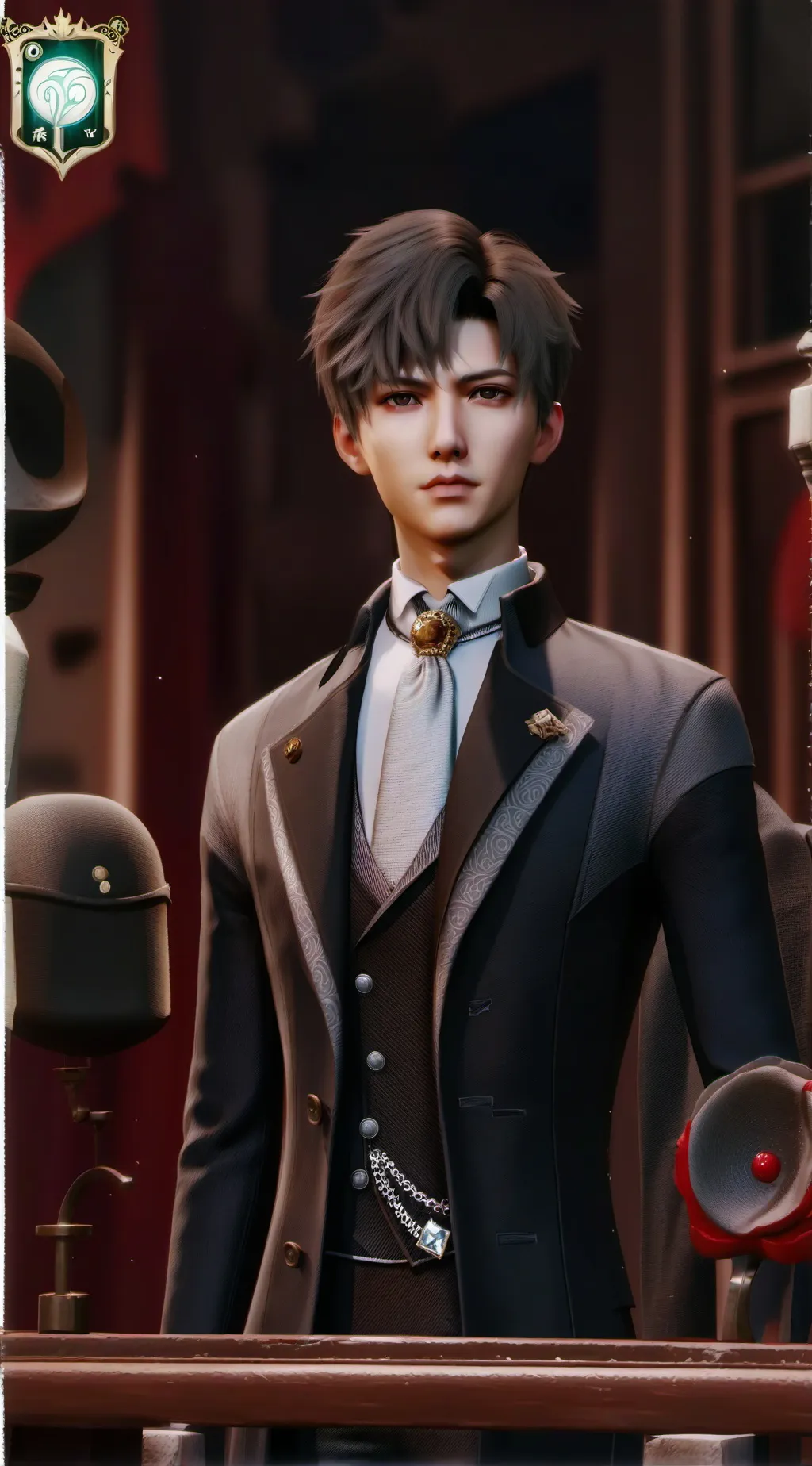 ai character: Laurent  background