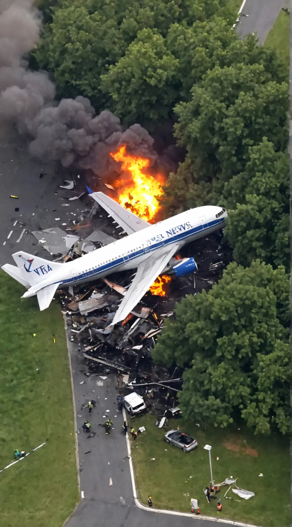 ai character: Plane crash background