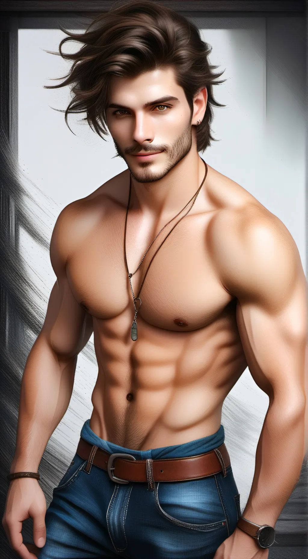 ai character: Focus background
