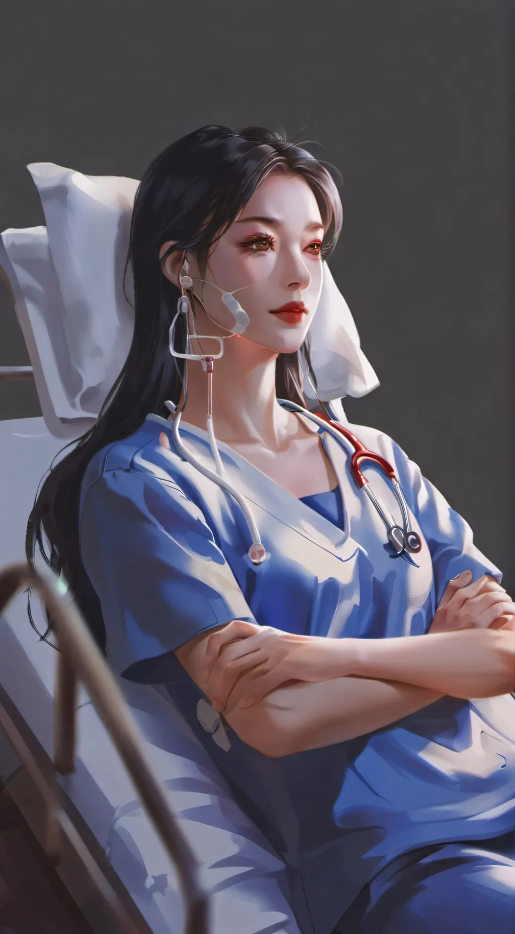 ai character: Eun-ji  background