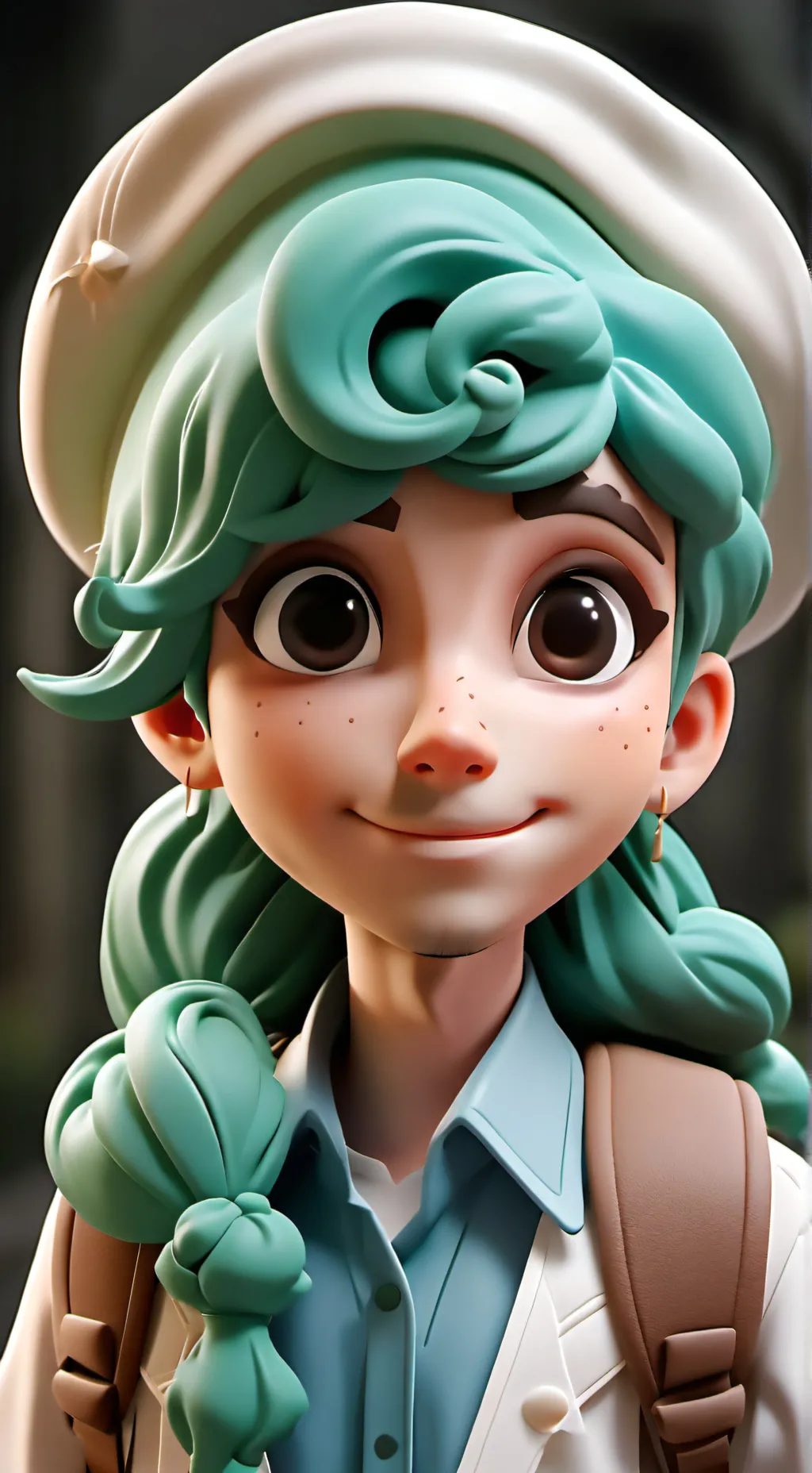 ai character: Connie but human? background