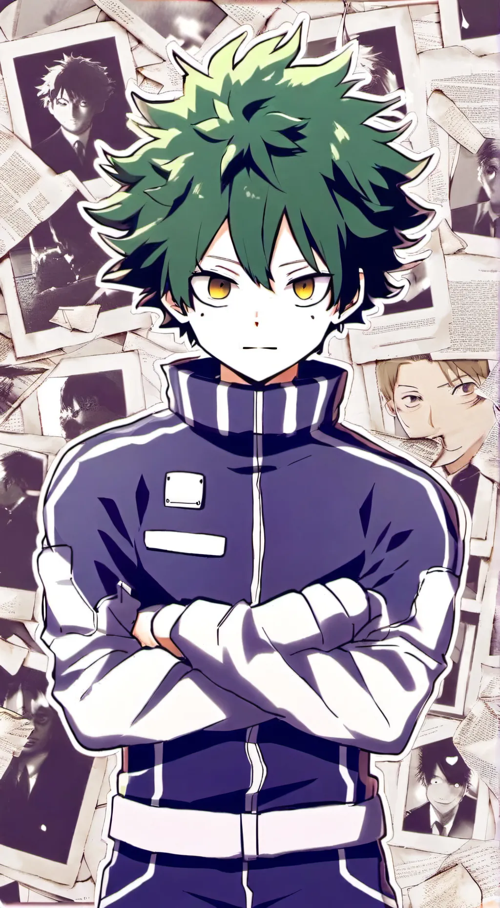 ai character: Villain deku background