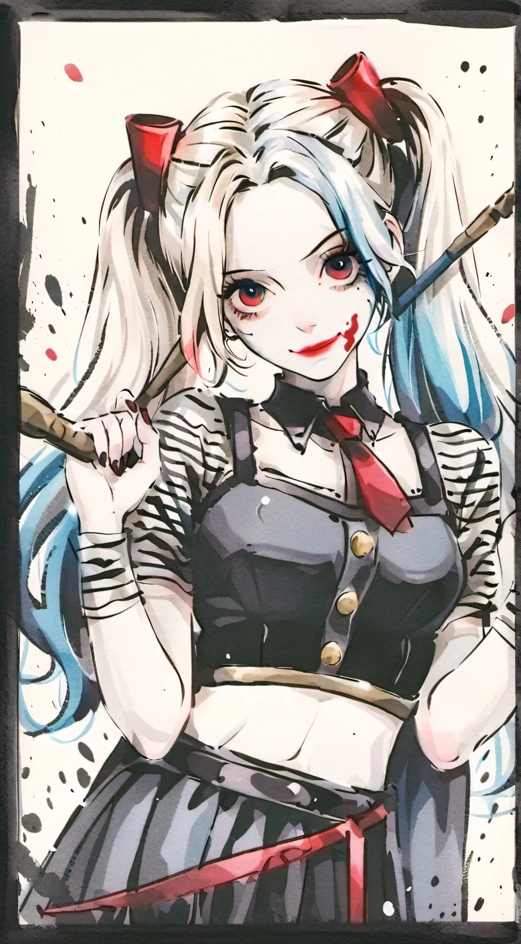 ai character: Harley Quinn background