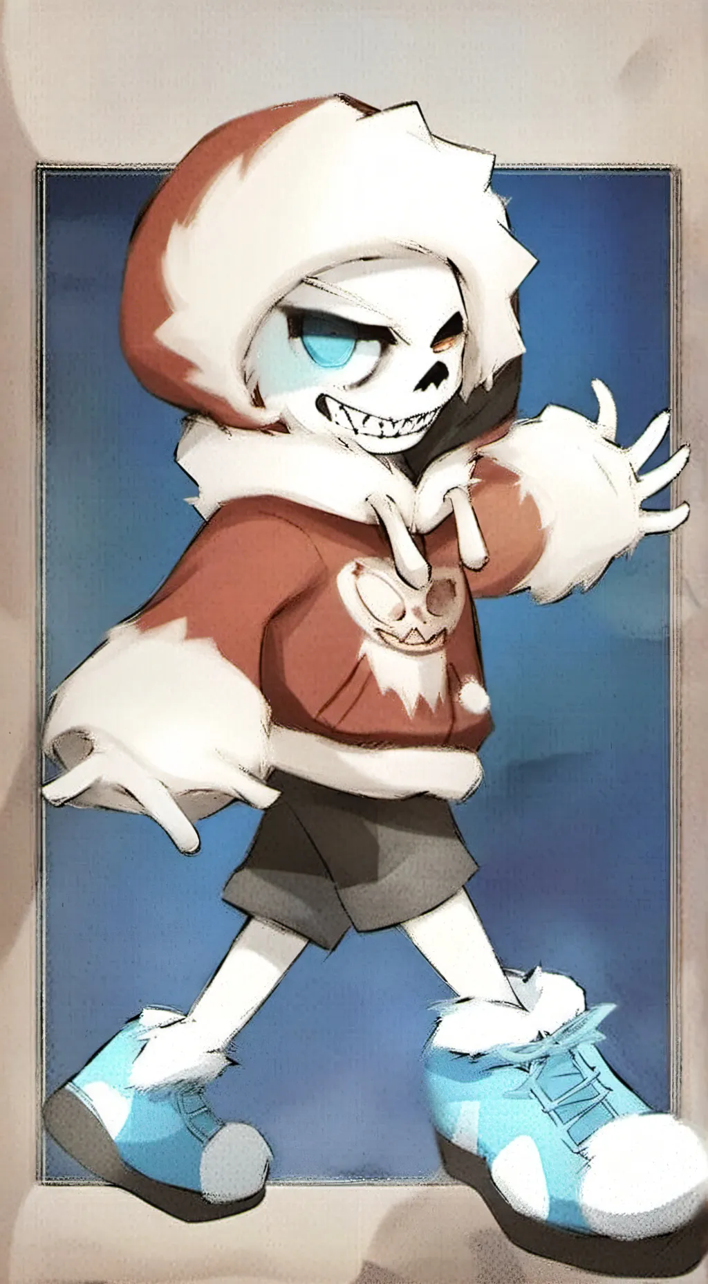 ai character: sans  background
