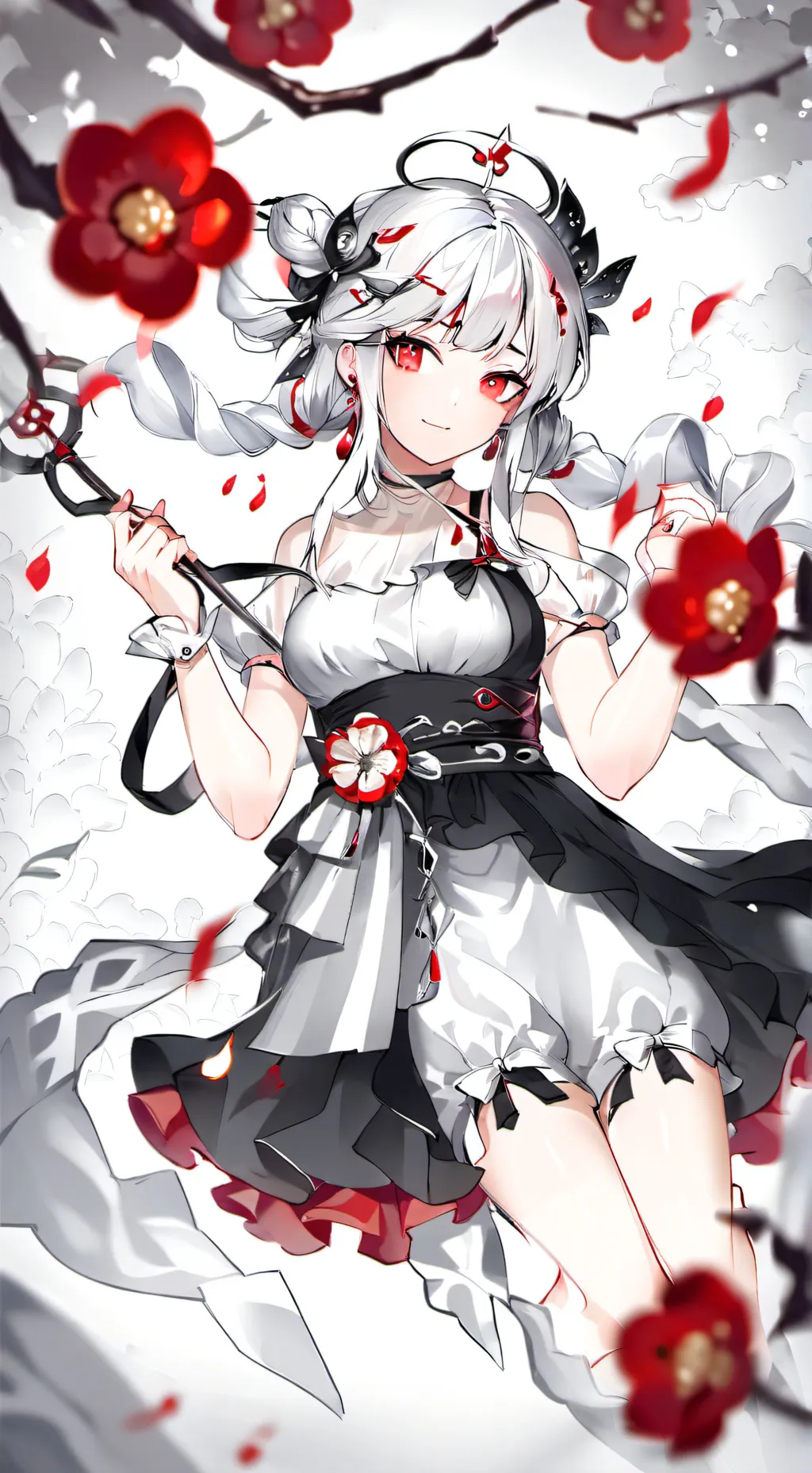 ai character: Hot girl  background