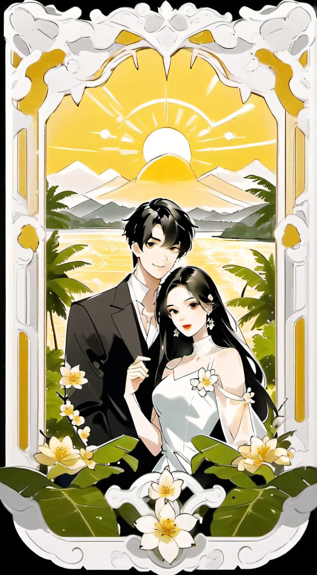 ai character: philippines x usa background