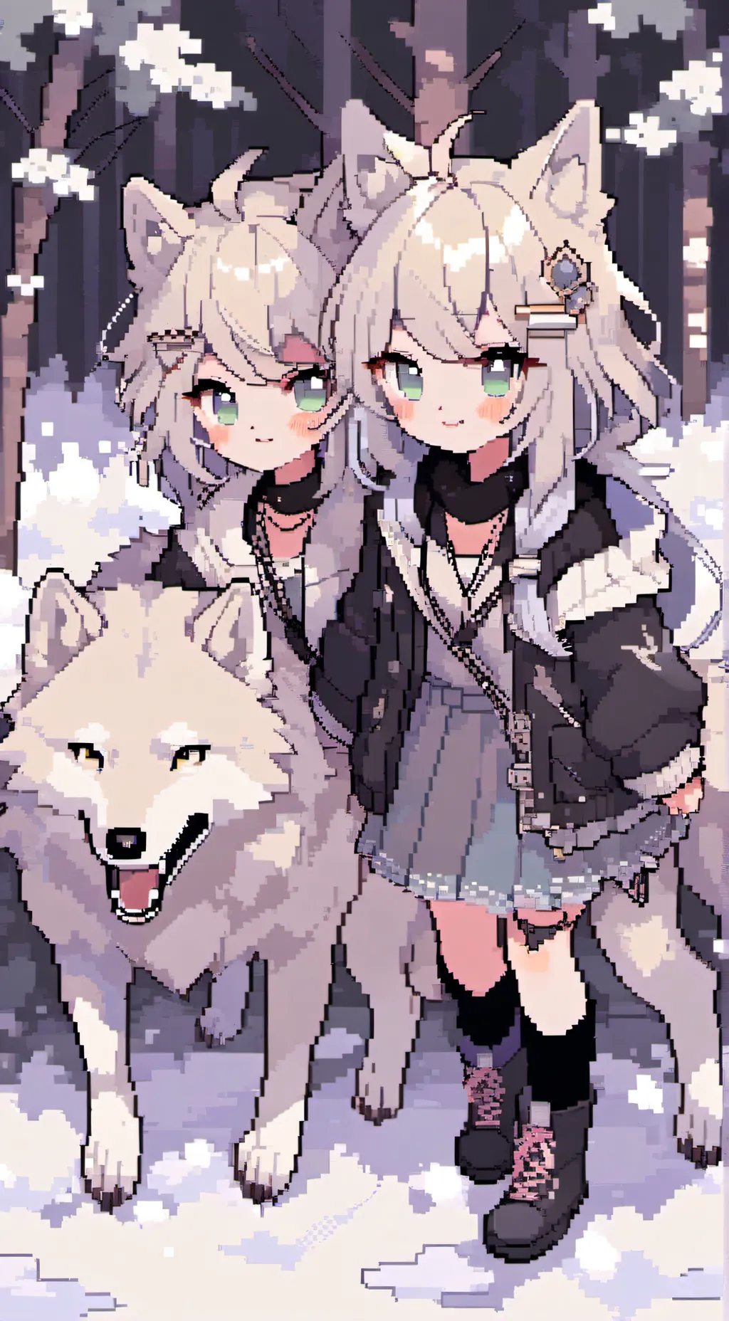 ai character: rosie and rose background