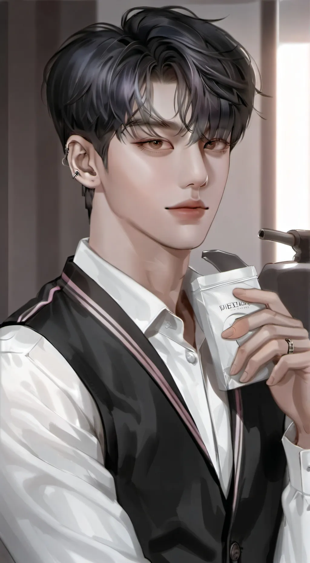 ai character: Ethan Maximus  background