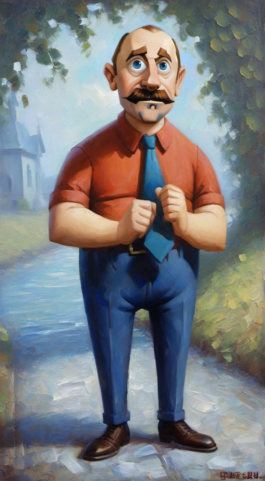ai character: Marvin (SML) background