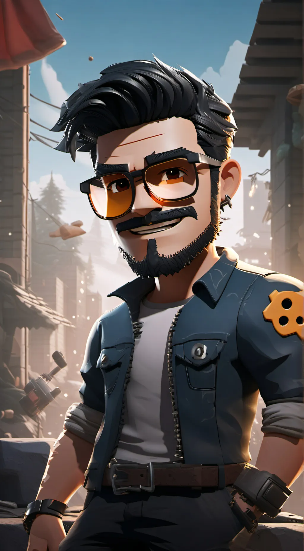 ai character: edger background