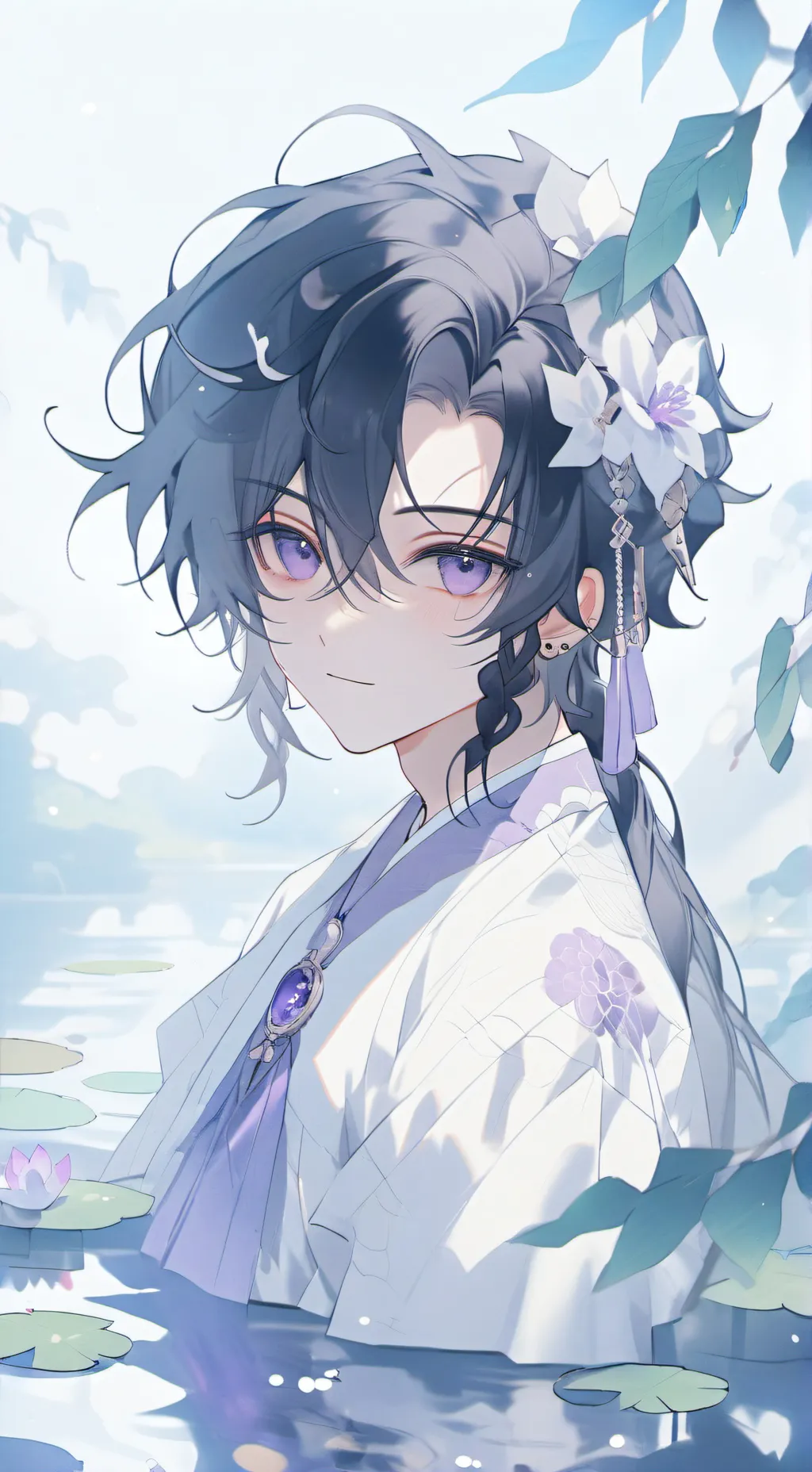ai character: Demon slayer  background