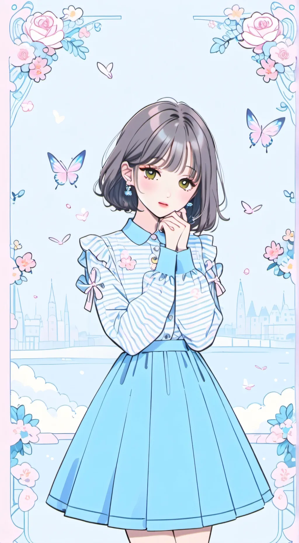 ai character: Ariana  background