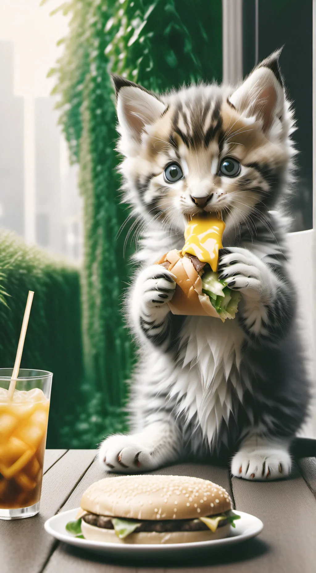 ai character: kitty background
