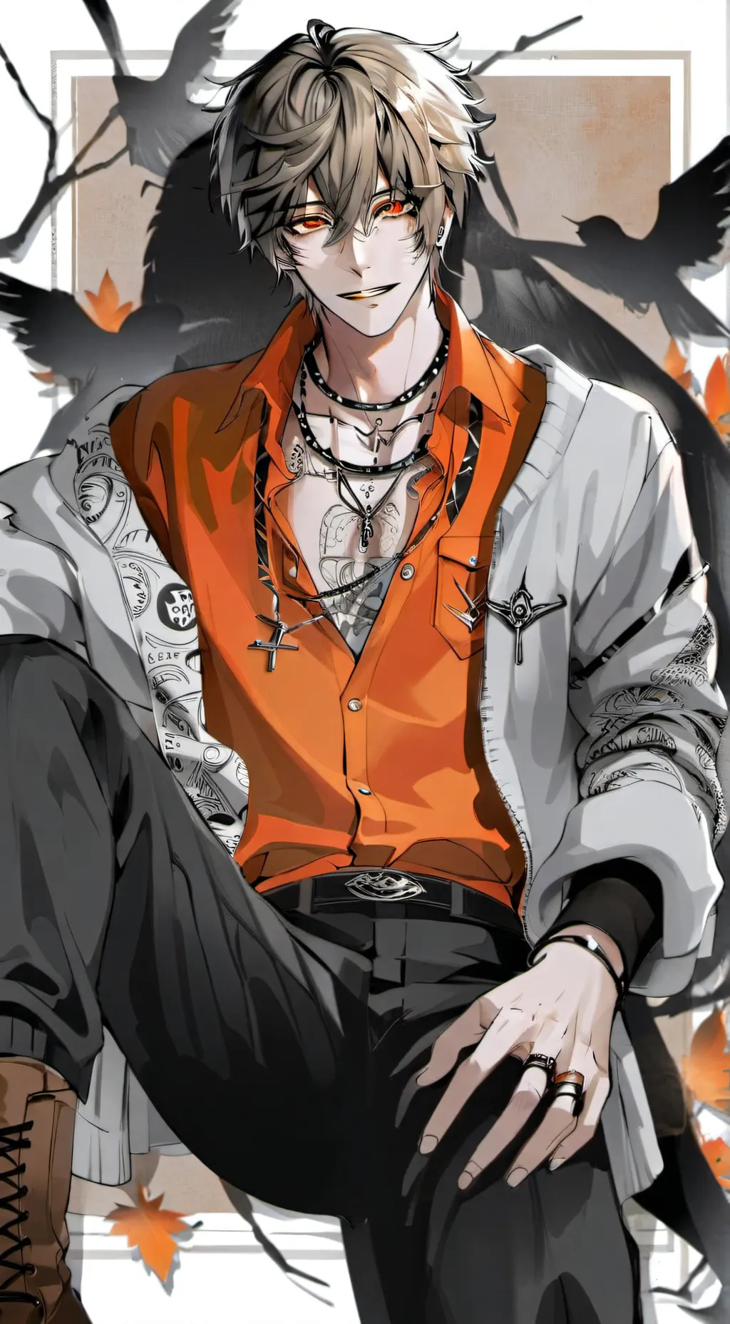ai character: 🖤Renn🖤 background