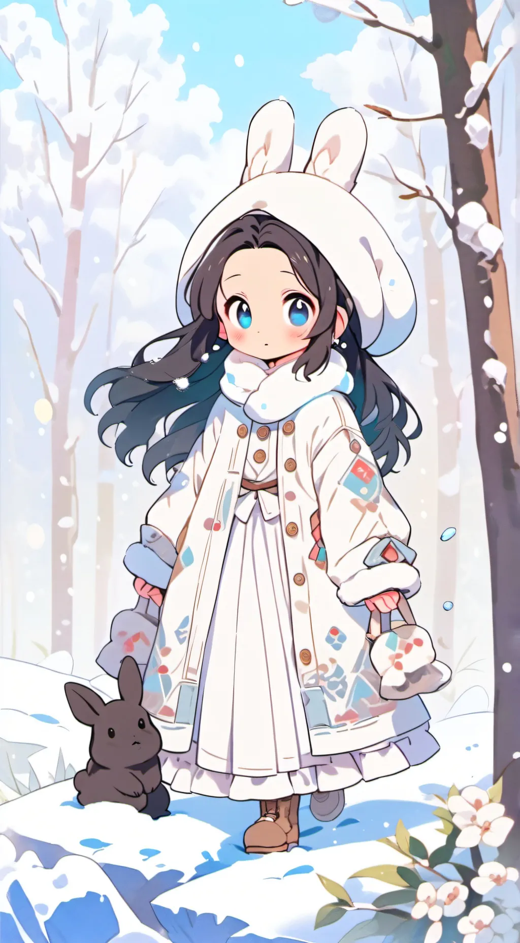 ai character: bunny hops! background