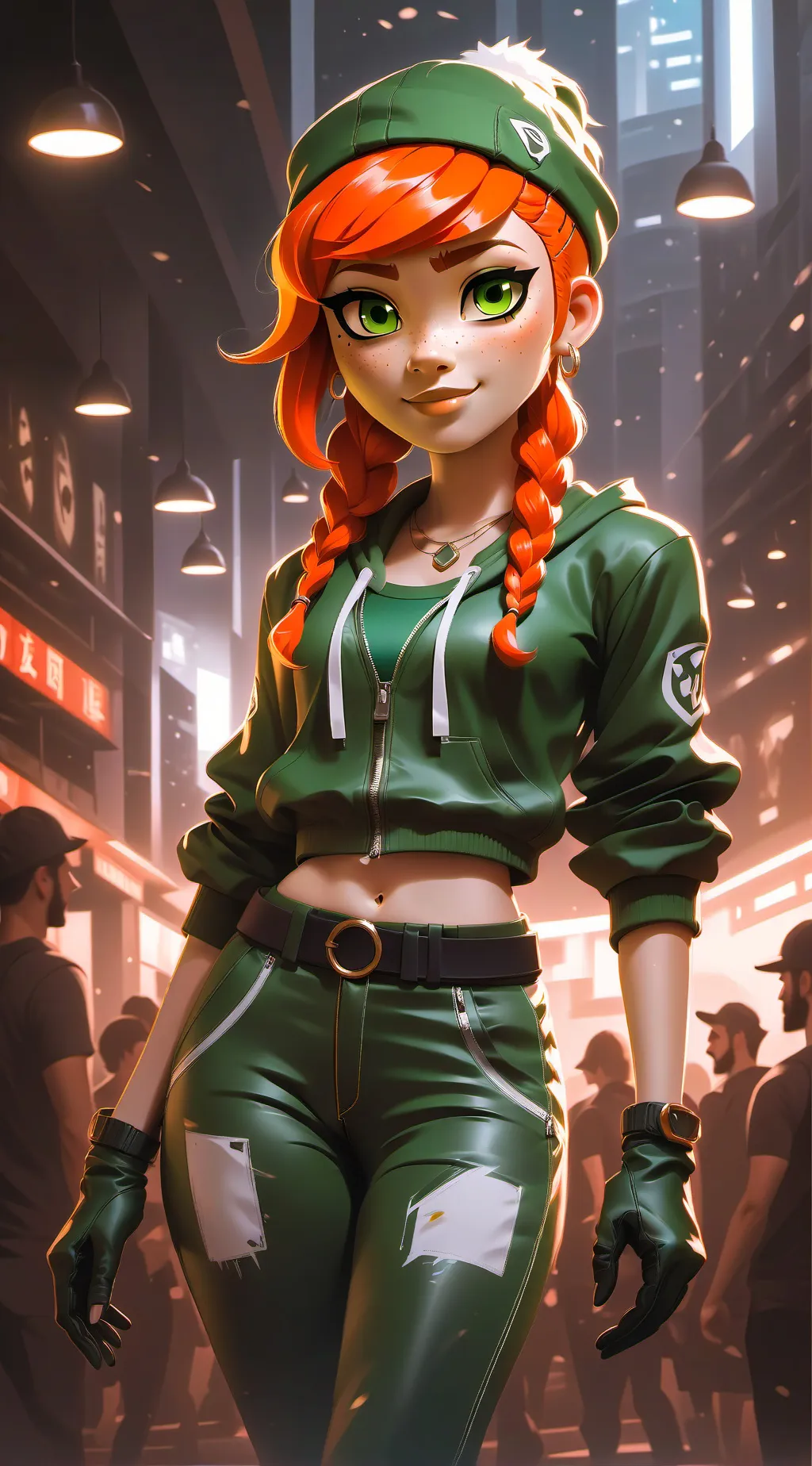 ai character: Izzy background