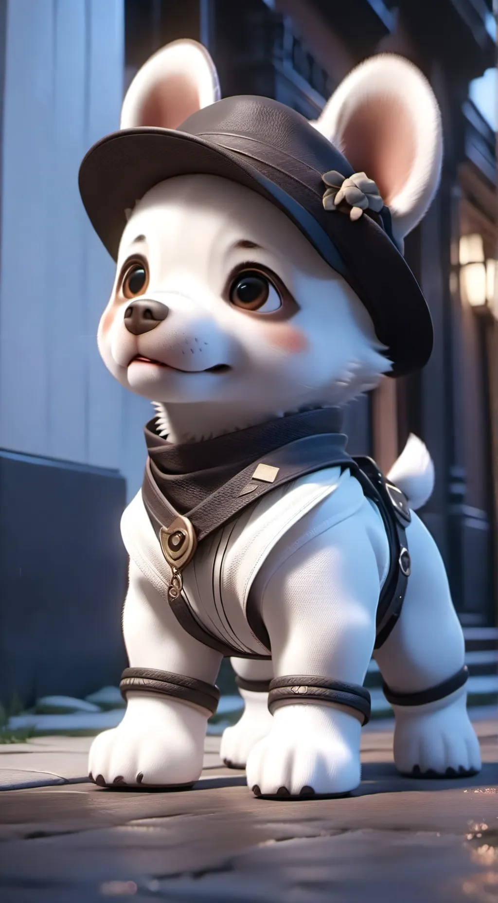 ai character: Klin un lindoperro background