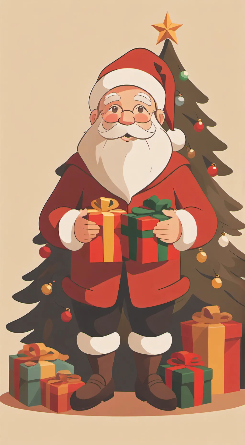 ai character: Babbo Natale🎀🎅 background