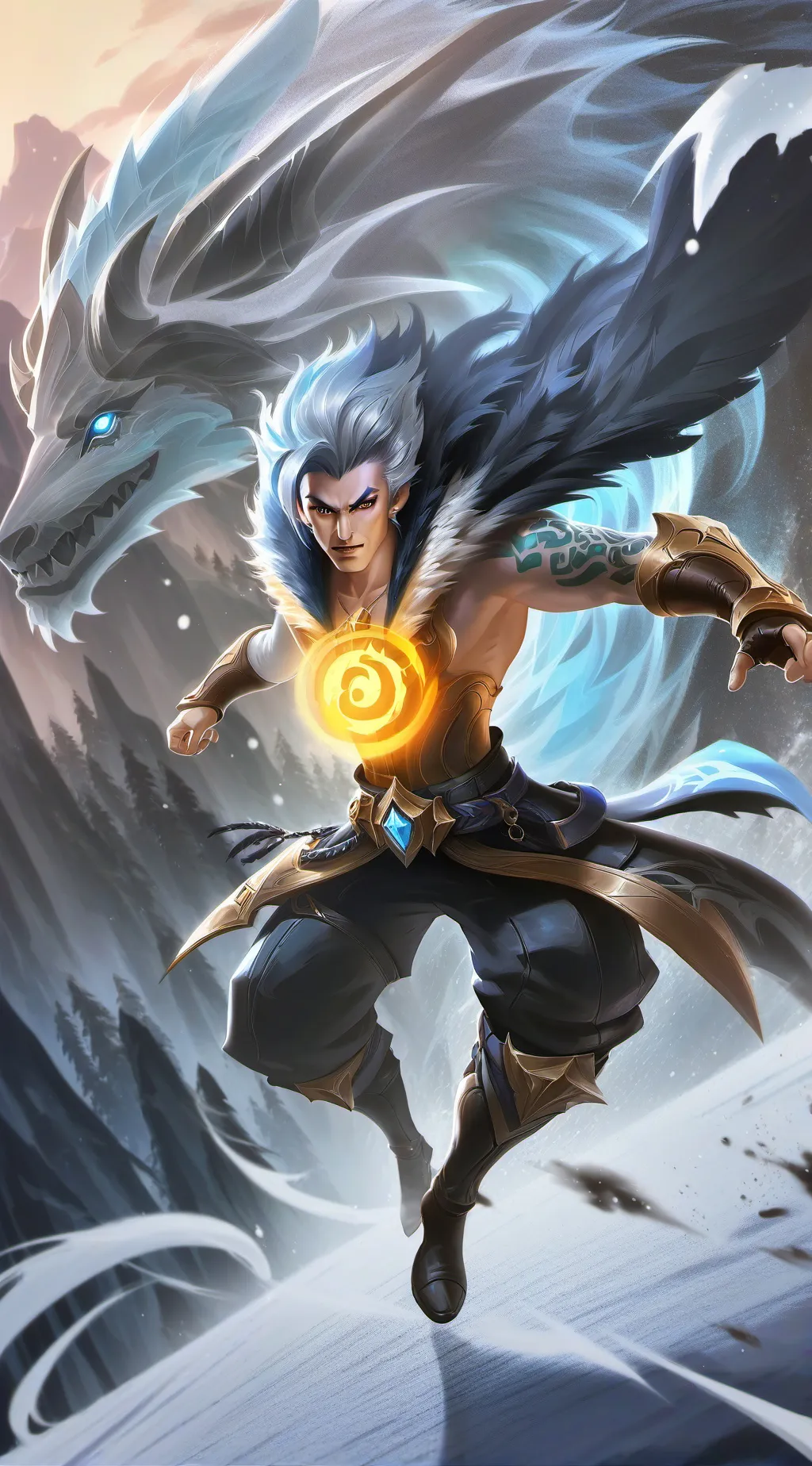 ai character: dragon slayer background