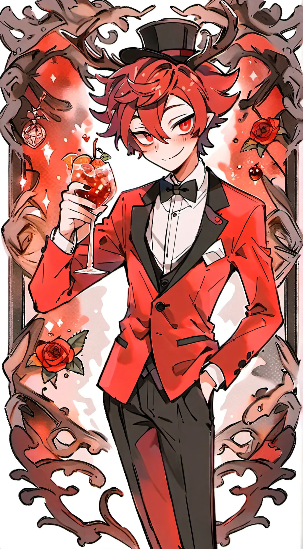ai character: alastor  background