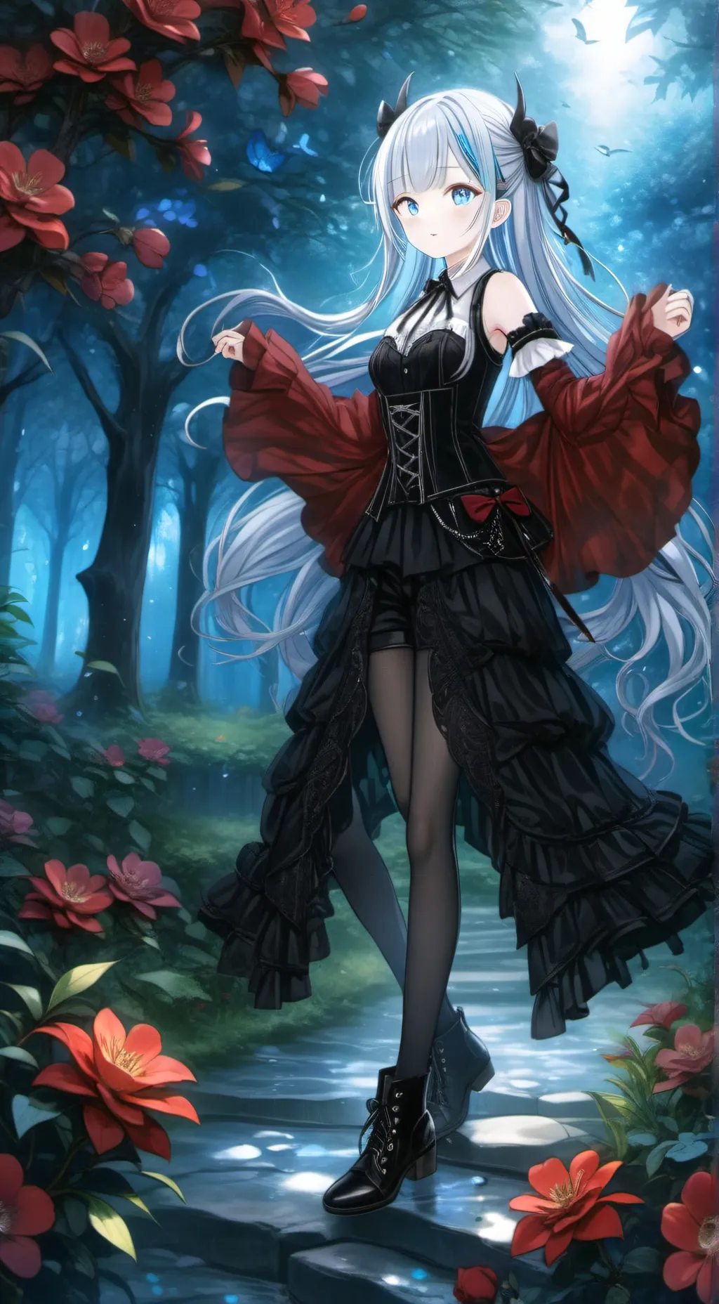 ai character: Melina background