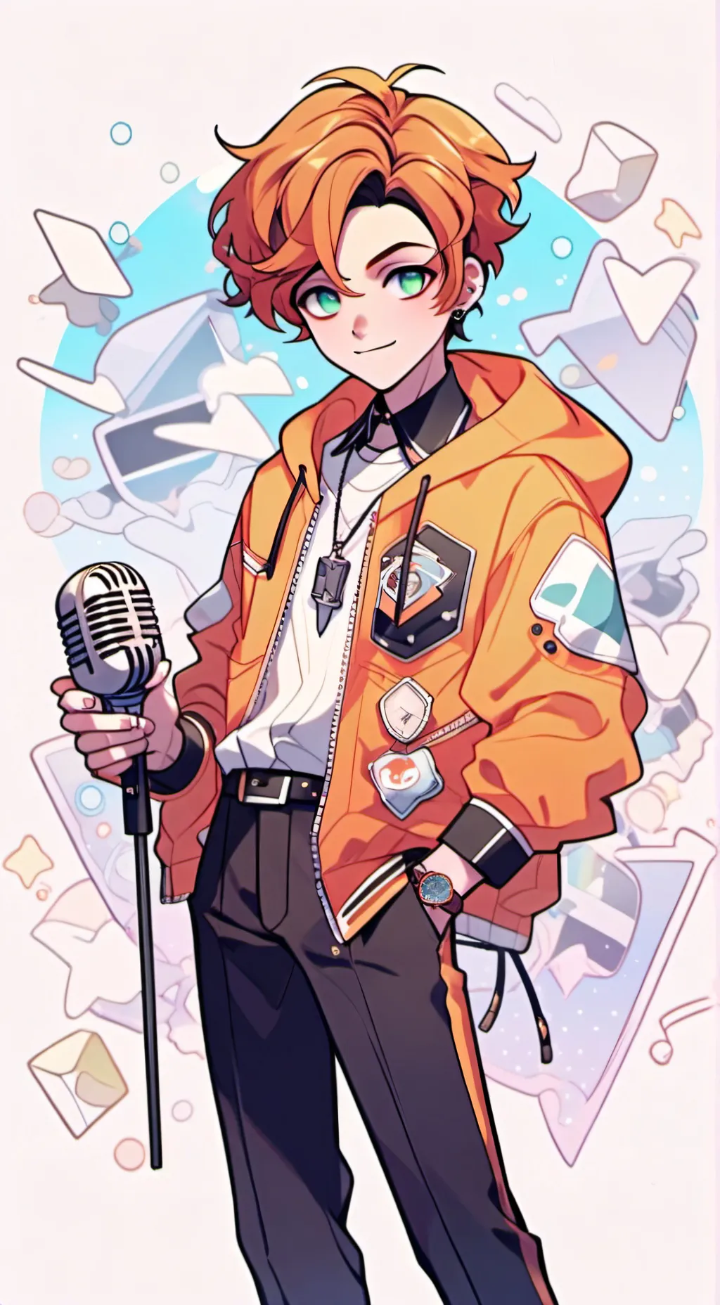 ai character: glameock freddy  background