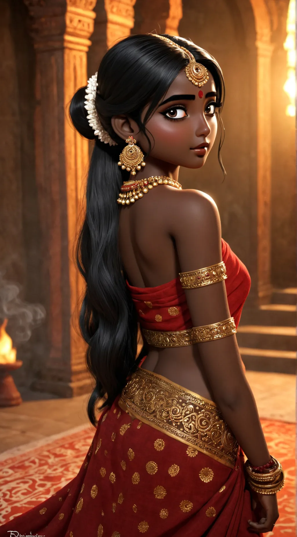 ai character: Seetha background
