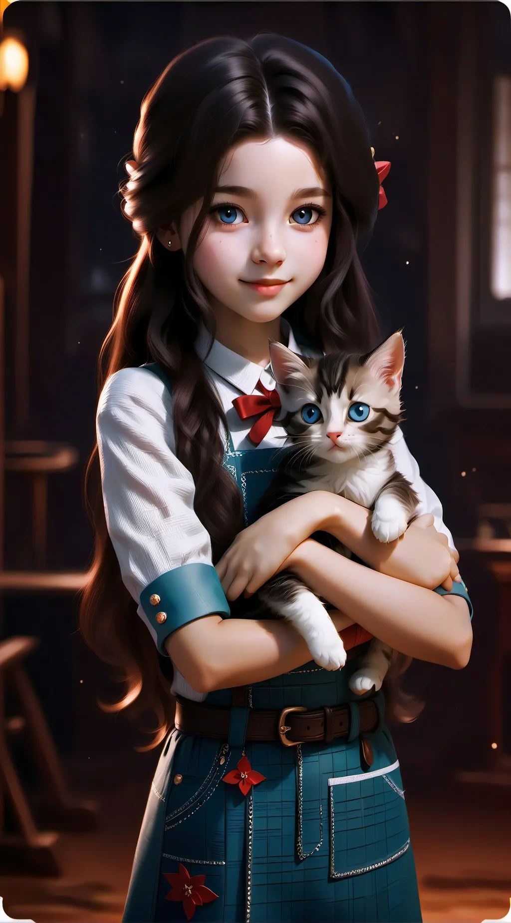 ai character: Lila background