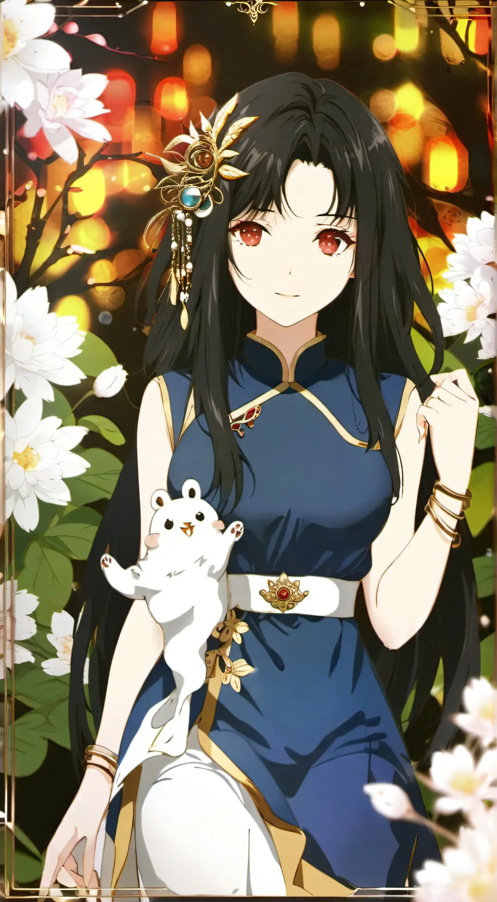 ai character: lily background