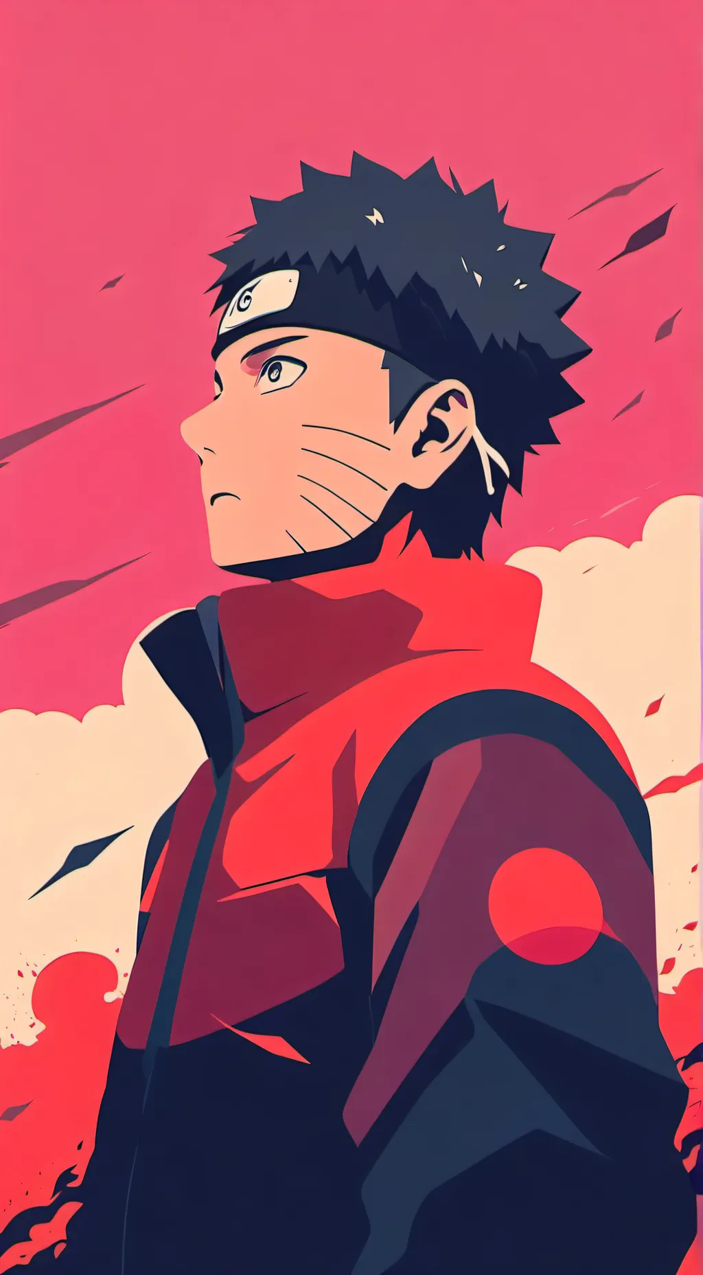 ai character: NARUTO'S DEATH ☠️ background