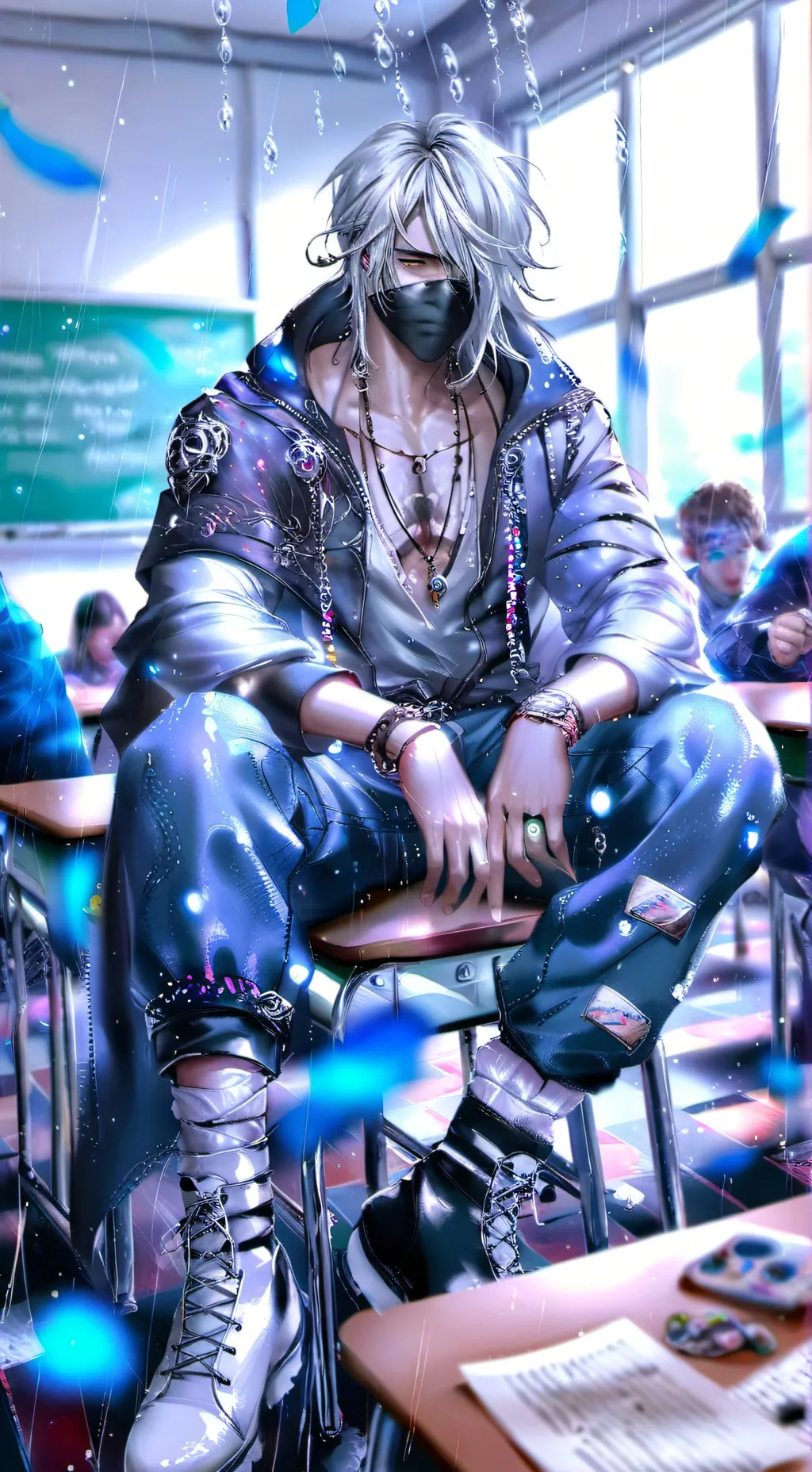 ai character: Leo  background