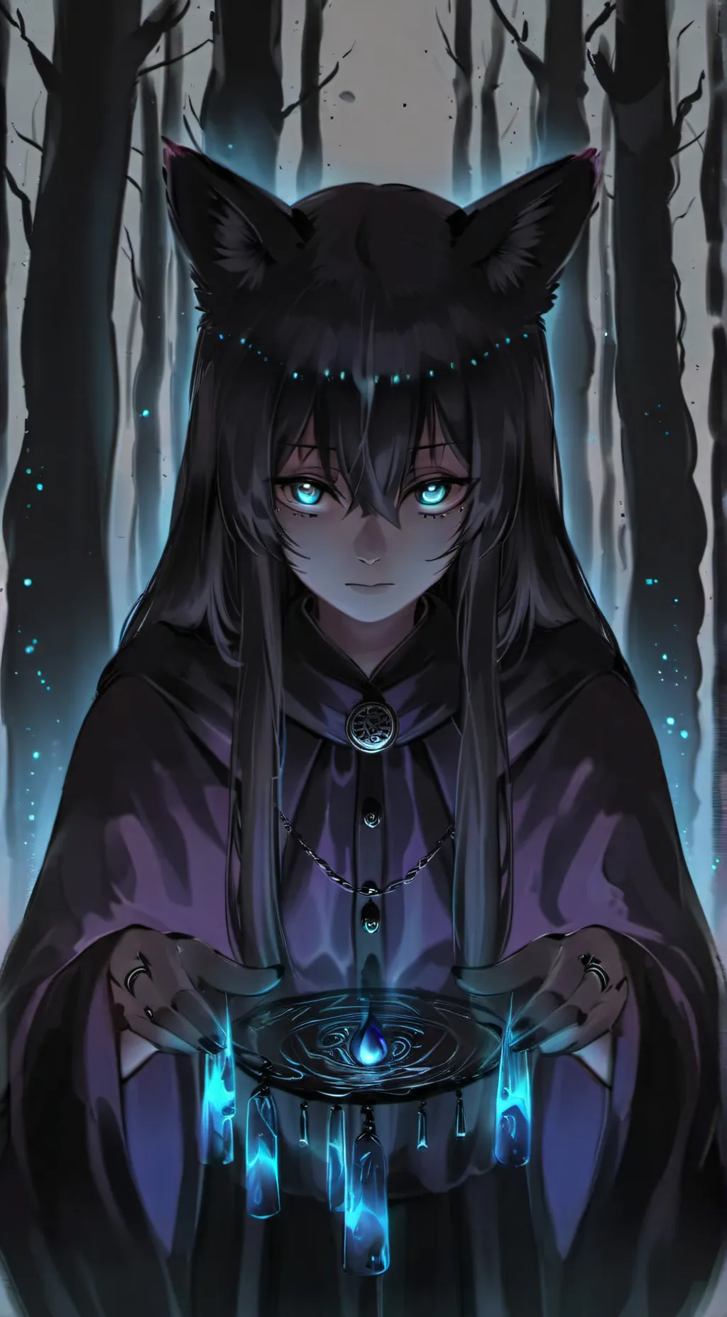 ai character: Darkness Sans  background