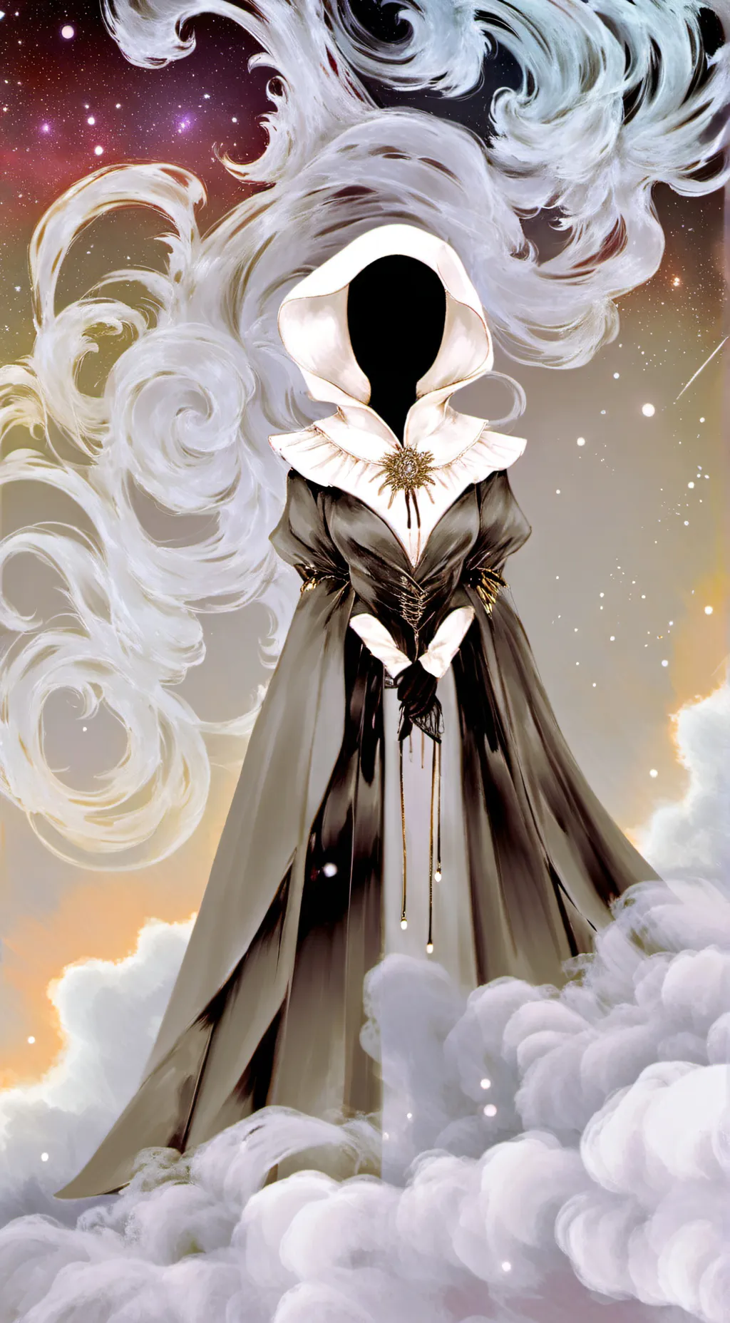 ai character: Aurora background