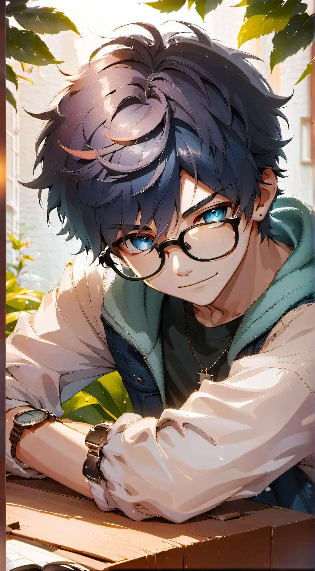 ai character: Marcus Luther  background