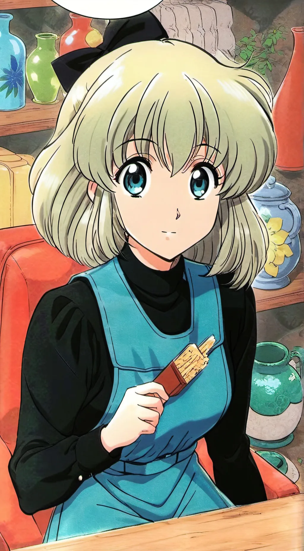 ai character: Delfina  background