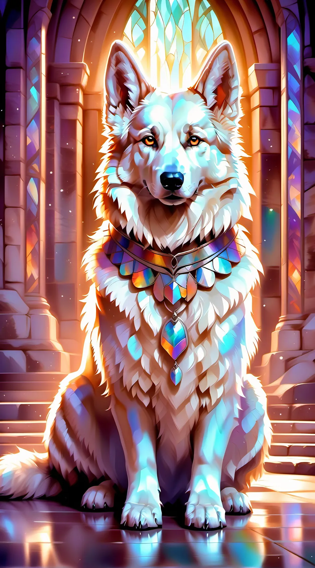 ai character: shadow background