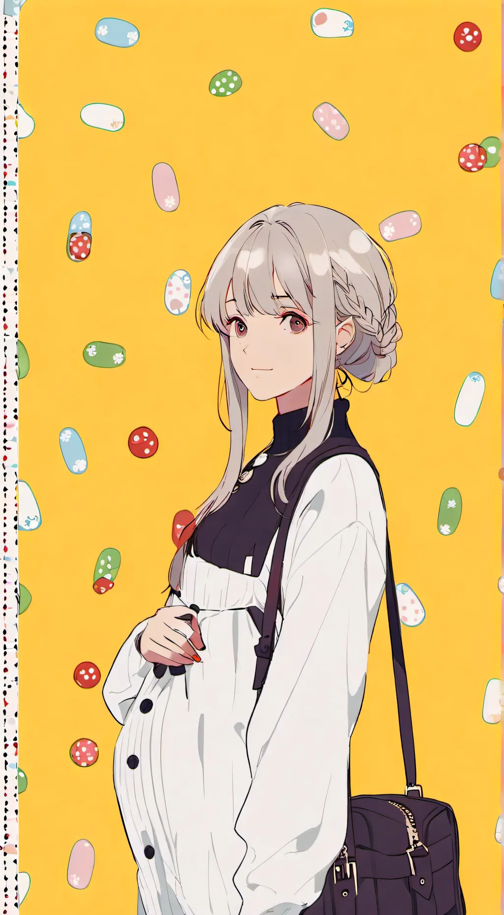 ai character: kny pregnant  background