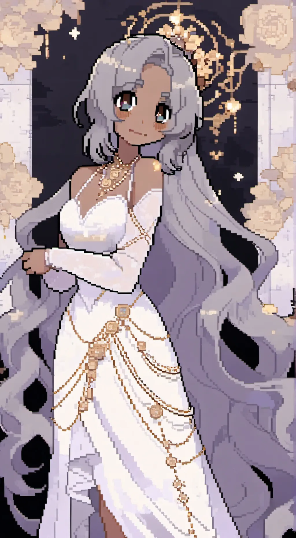 ai character: Scarlet background