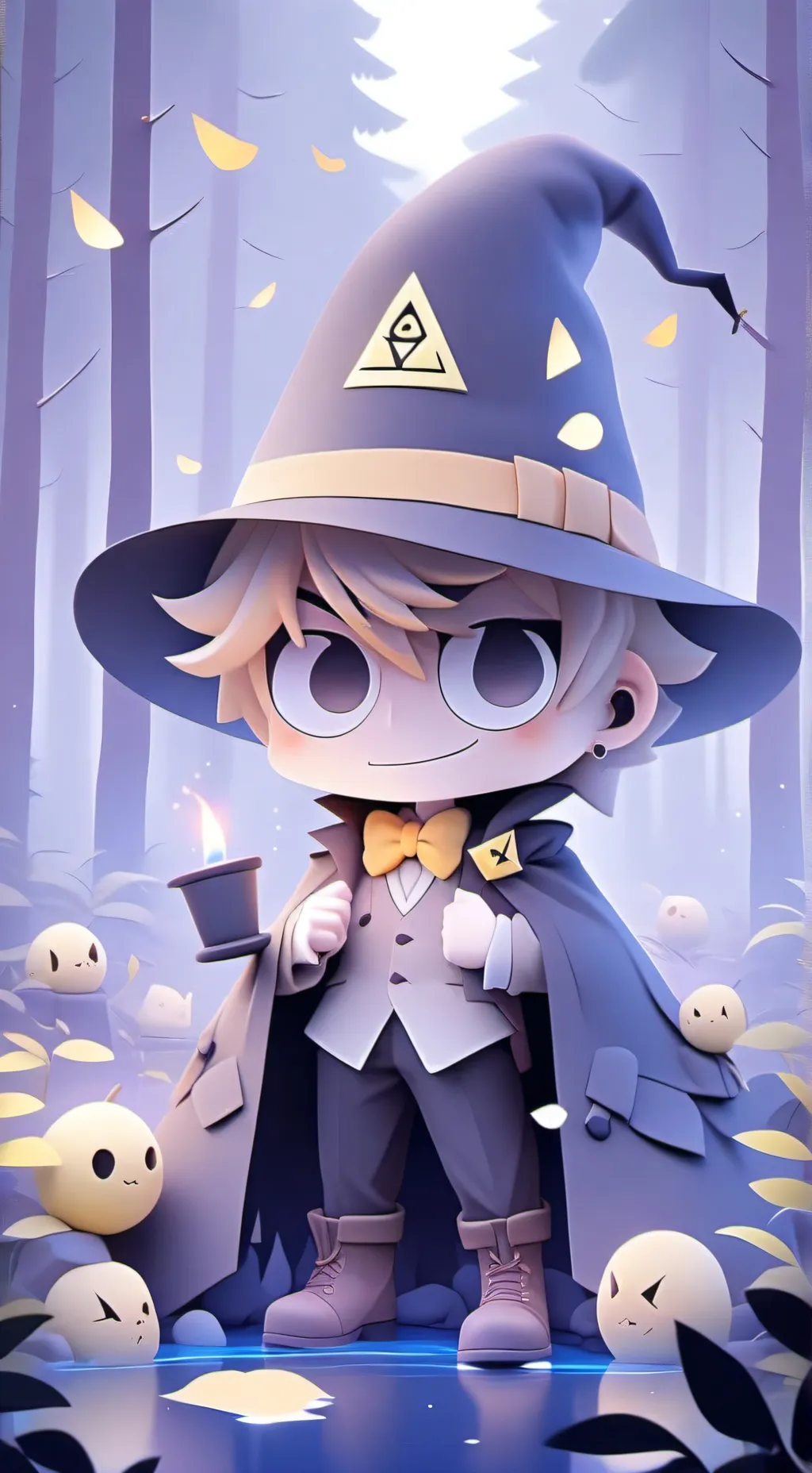 ai character: Bill Cipher (gay) background