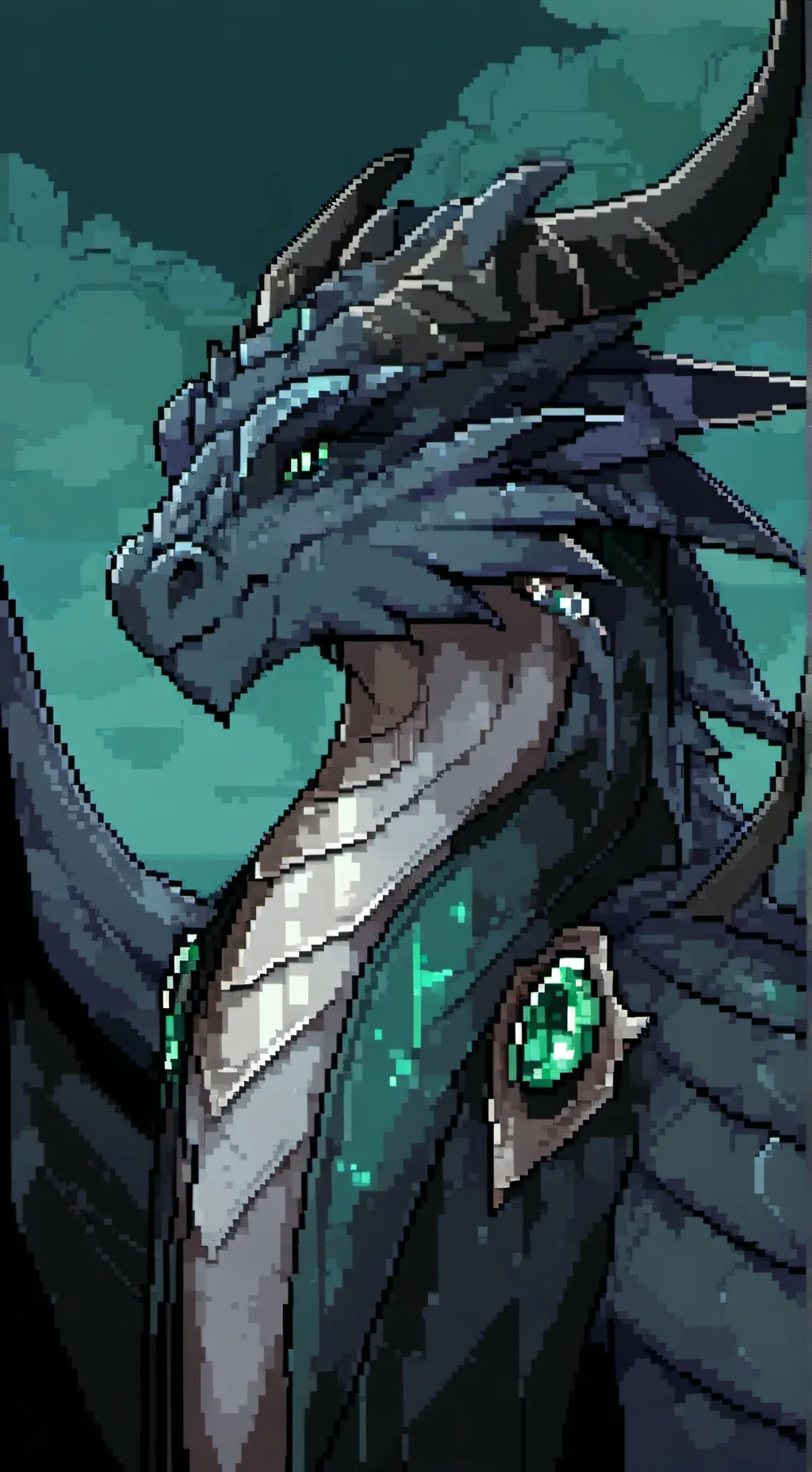 ai character: GrimFuture background