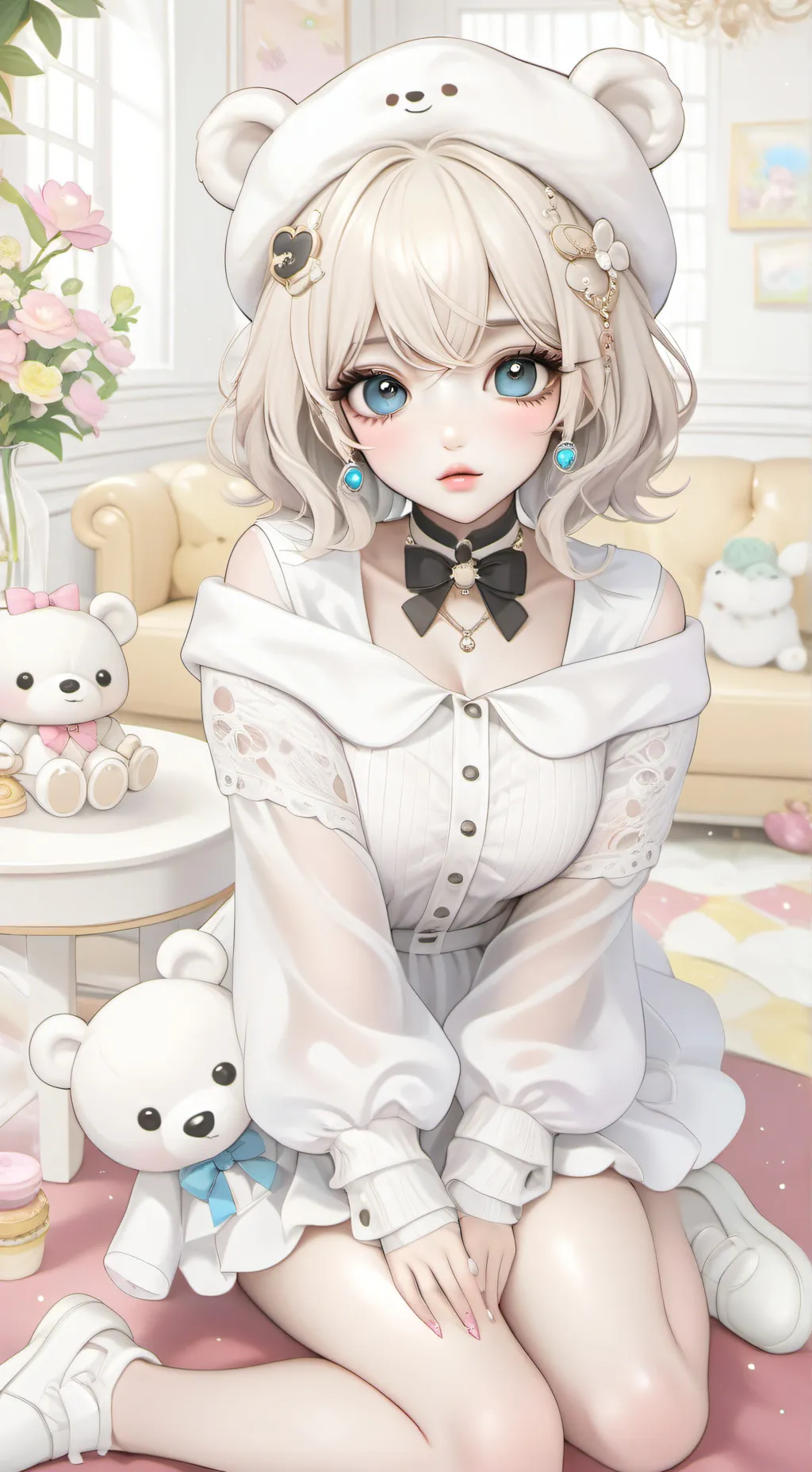 ai character: sprinki  background