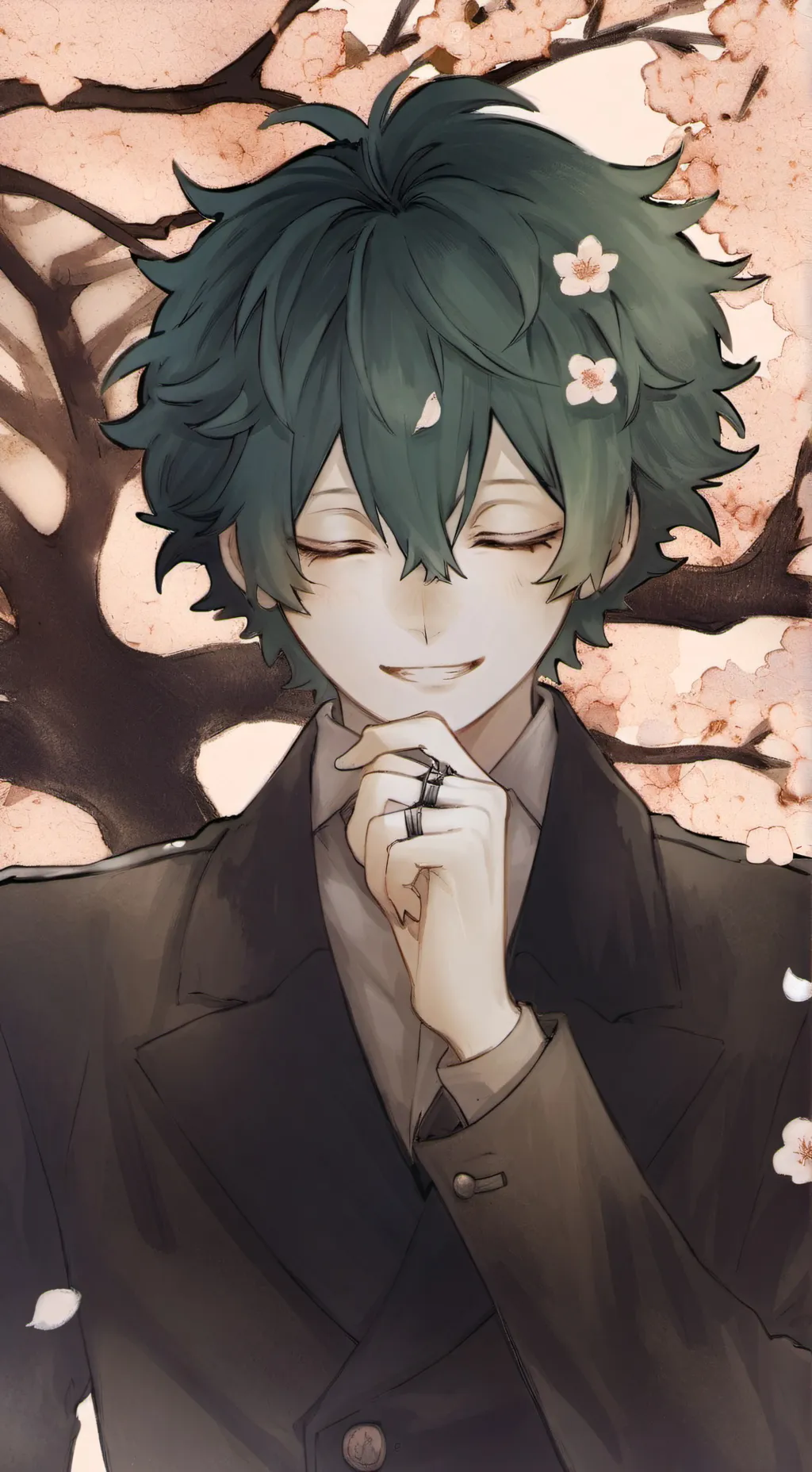 ai character: izuku midoryia  background