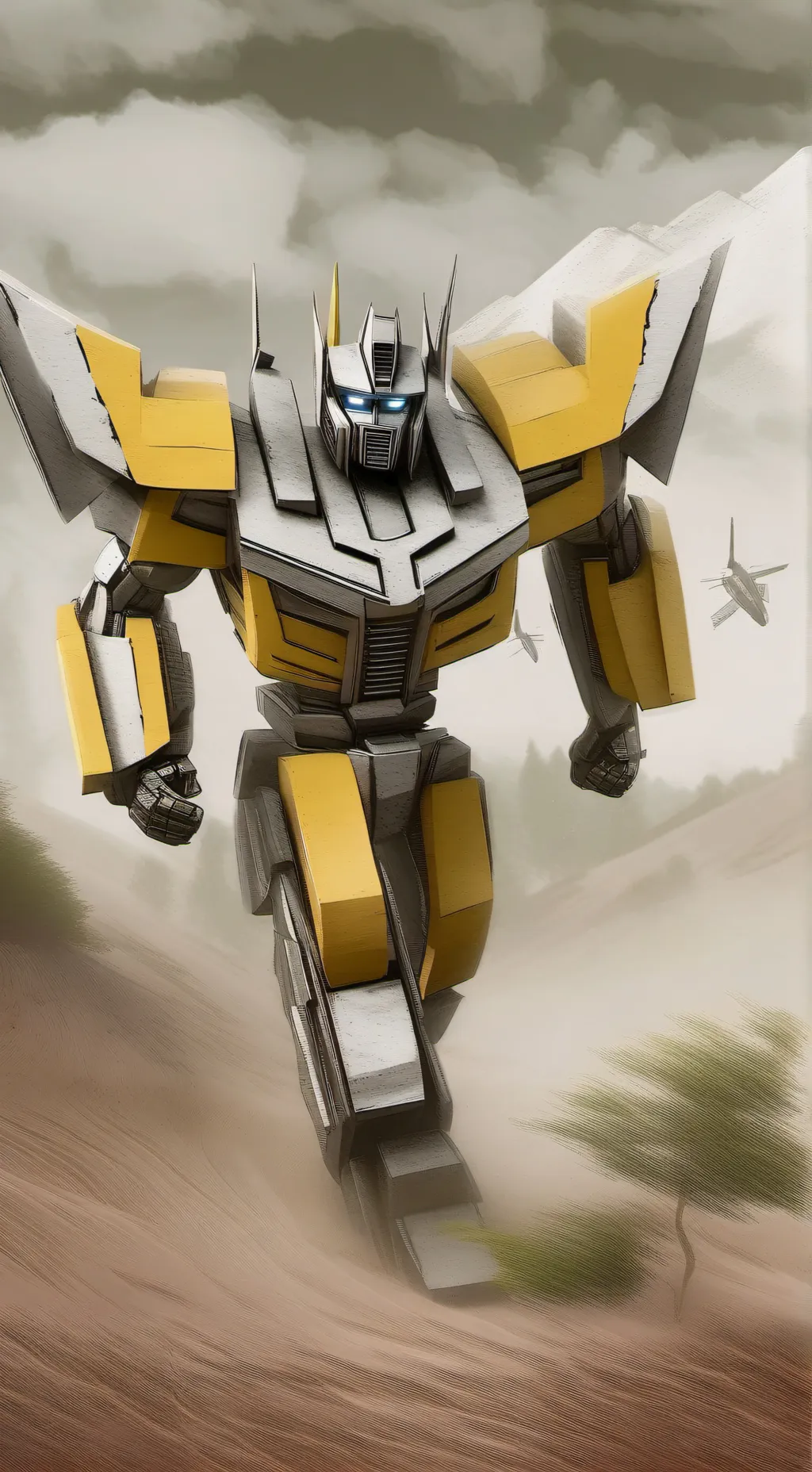 ai character: transformers  background