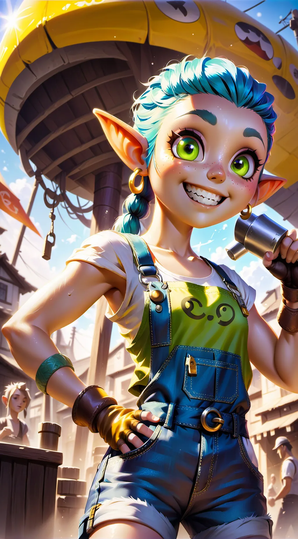 ai character: Tessa Brightbuck background