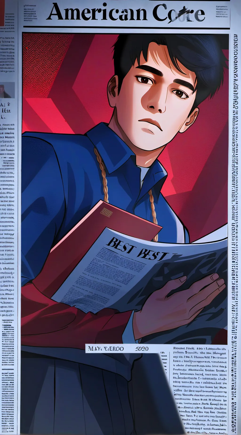 ai character: Akira Terorisuto  background