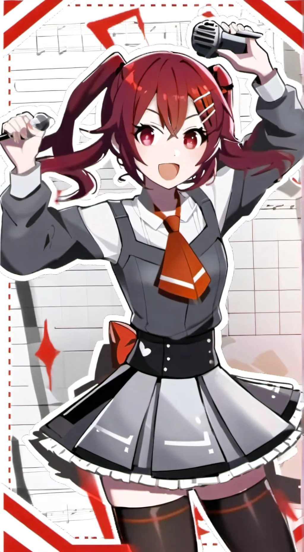 ai character: kasane teto background