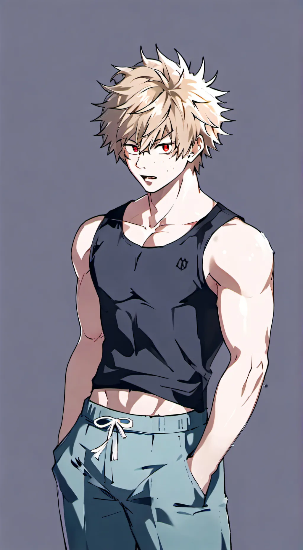 ai character: Bakugo Katsuki  background