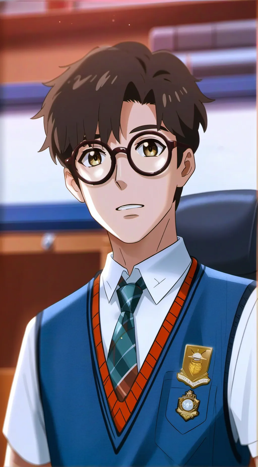 ai character: Billy the nerd background