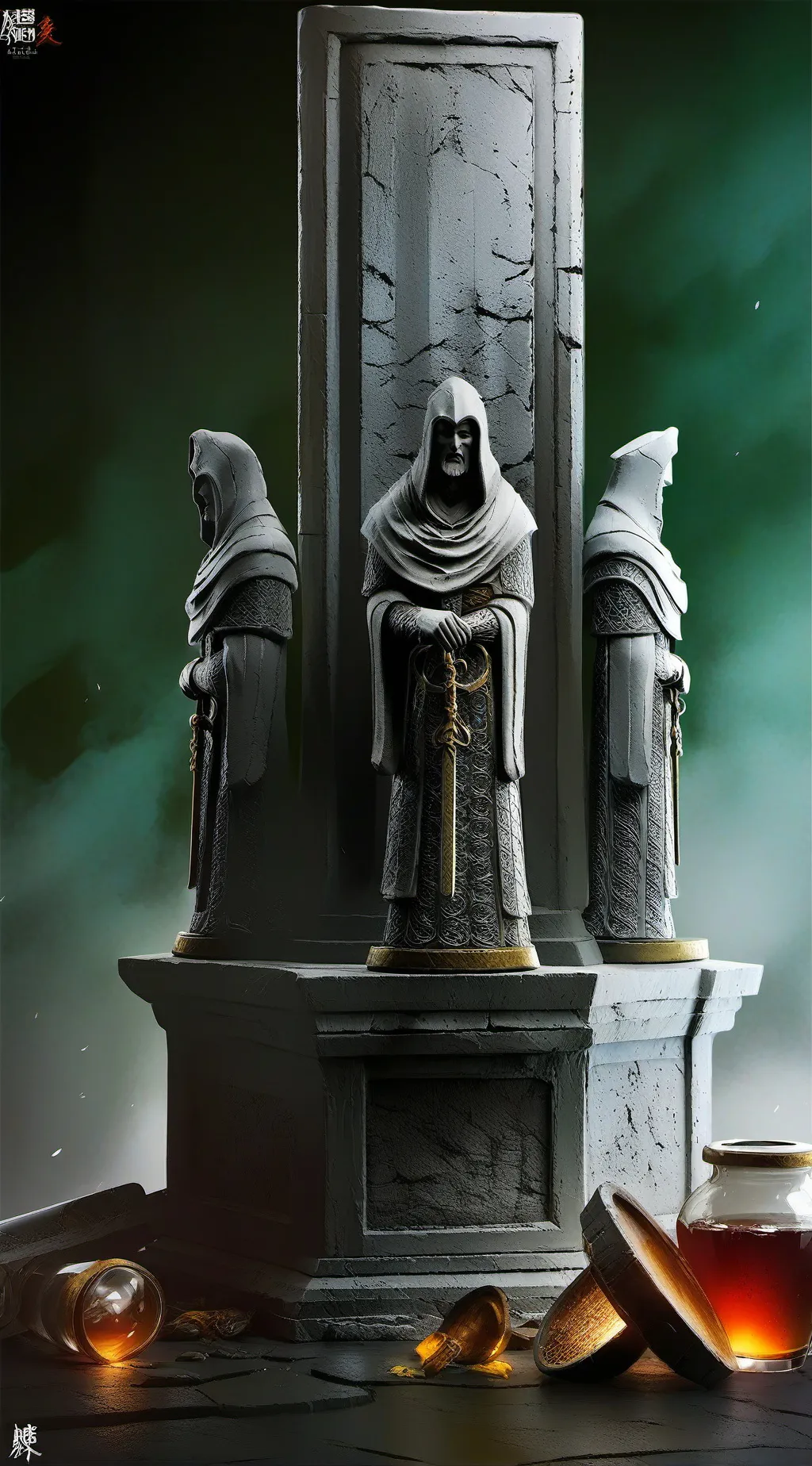 ai character: JJK love poison  background